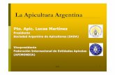 La Apicultura Argentina - · PDF fileSADA 2-Caracterización de la Apicultura Argentina Cantidad de Apicultores 33.000 apicultores Cantidad de Colmenas 3.000.000 colmenas Producción