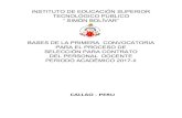 BASES DE LA PRIMERA CONVOCATORIA PARA EL …wordlatin.com/practicas/pdf_ins/bases_del_proceso _primera... · CALLAO - PERU . INSTITUCIÓN ... Contabilidad, Electrotecnia ... Nuevo