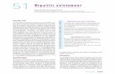 51 Hepatitis autoinmuneasscat-hepatitis.org/wp-content/uploads/Hepatitis_autoinmune.pdf · sentar manifestaciones autoinmunes extrahepáti- ... desarrollar enfermedades autoinmunes