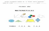 Intenciones didácticas: - file · Web viewMATEMATICAS. TEMAS . 7.3.1 AL . 7 ... Que los alumnos utilicen el algoritmo convencional de la multiplicación para resolver problemas con