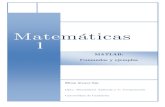 Matemáticas 1 -   · PDF filetanh(x) Tangente hiperbólica de x tanh(3)=0.9951 Para representar vectores: plot(x,y) ... identidades algebraicas. Profesora: Elena Álvarez Sáiz S