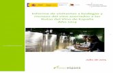 Análisis Demanda Rutas del Vino - · PDF fileRutas del Vino que integraban el Club de Producto “Rutas del Vino de ... la visita de la visita estándar y al gasto medio por visitante