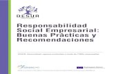 Responsabilidad Social Empresarial: Buenas Prácticas y ...responsabilidadsocialquito.com.ec/wp-content/uploads/2015/09/DESU… · Responsabilidad Social Empresarial: Buenas Prácticas