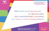 Puentes para Crecer - Psicología- · PDF fileManual para promover el desarrollo de habilidades sociales en niños y niñas preescolares 2 Presentación ¿Por qué promover el desarrollo