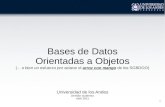 Bases de Datos Orientadas a Objetos - · PDF fileNuevas capas de aplicación Reglas más complejas asociadas mucho más a nivel ... Un Sistema de Gestión de Base de Datos Orientado