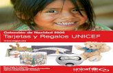 Colección de Navidad 2006 Tarjetas y Regalos UNICEF · PDF file1946 - 2006 En 1949, UNICEF y Guatemala acuerdan establecer en este país la primera oficina para Panamá y Centroamérica.