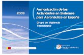 Armonización de las - plataforma- · PDF filehidrostáticos (EHA) como es el caso del AIRBUS A380. ... control activo de la holgura de la punta del alabe, así como sistemas de actuadores