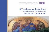 Calendario - F · PDF fileComisión Episcopal de Liturgia CONFERENCIA EPISCOPAL ESPAÑOLA Calendario Litúrgico - Pastoral 2013-2014 Portada CLP 2013-2014