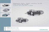 Motores 1LE1, 1LA7, 1LG4 y 1LA8 con rotor de jaulapskmotoresybombas.com/.../uploads/2017/04/SIEMENS-Catalogo-mo… · Tolerancias de los datos eléctricos ... Equilibrado y niveles