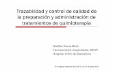 Trazabilidad y control de calidad de la preparación y ... · PDF fileTrazabilidad y control de calidad de ... 55camashospitalizaciónOnco-Hematología 23 butacas Hospital de Día