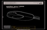 spider pro 1000 -   · PDF fileservice@pujol.com  . automatismos pujol - 2 - español spider pro ... No apretar el tornillo de sujeción al máximo
