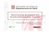 Atenció precoç de pacients amb Ictus/Accident Isquèmic ...projectes.camfic.cat/CAMFiC/Projectes/Codi_Ictus/Docs_CODI_ICTUS... · La malaltia cerebrovascular representa una veritable
