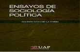 ENSAYOS DE SOCIOLOGÍA POLÍTICA - egplan.peegplan.pe/site/wp-content/uploads/2014/10/ENSAYOS-DE-SOCIOLOGÍ… · 1.2 El sistema de partidos políticos en el Perú y la nueva ley