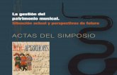 ACTAS DEL SIMPOSIO - digital.csic.esdigital.csic.es/bitstream/10261/108744/1/Gembero-Ustárroz 2014... · Los nuevos retos de la catalogación y estudio crítico de fuentes musicales