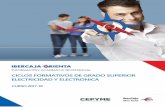 CICLOS FORMATIVOS DE GRADO SUPERIOR · PDF file• Técnico Superior en Mant enimiento Electrónico. ... Identificación de las características fundamentales de las maquinas rotativas