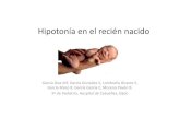 Hipotonía en el recién nacido - aepap.org · PDF fileHipotonía en el recién nacido García Díaz MF, García González V, LombrañaÁlvarez E, García Mozo R, García GarcíaE,