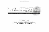 1.2.1 Manual de Funciones - SRP | Segundo Registro de la ...regxela.org/ManualdeFunciones.pdf · Manual de Organización y Funciones Segundo Registro de la Propiedad 3 Perfil y descripción