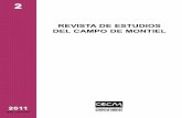 REVISTA DE ESTUDIOS DEL CAMPO DE MONTIEL · PDF fileÍndice Págs. lUIS BENÍtEZ DE lUgo ENRICh: Protección y gestión de la Arqueología en Castilla-La Mancha: el caso del Campo