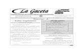 LLa Gacetaa Gaceta L - icnl. · PDF fileDIARIO OFICIAL DE LA REPUBLICA DE HONDURAS LLLa Gacetaa Gaceta ... 289-2013, 299-2013, ... 10 DE FEBRERO DEL 2014 No. 33,351 “La Gaceta”.