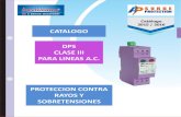 Catálogo 2015 / 2016 CATALOGO DPS CLASE III PARA · PDF fileTablero de Sub-distribución ClaseII Equipo Terminal ClaseIII DC R Barraje a Tierra Local PCR PCR L1 L2 L3 N PE N L1 L2