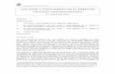 LOS USOS Y COSTUMBRES EN EL DERECHO PRIVADO  · PDF file