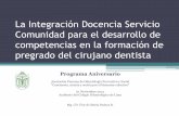 La Integración Docencia Servicio Comunidad para el ... · PDF fileComunidad para el desarrollo de competencias en la formación de ... Identificar la situación de salud bucal de