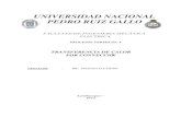 UNIVERSIDAD NACIONAL PEDRO RUIZ GALLO · PDF fileuniversidad nacional pedro ruiz gallo facultaddeingenieriamecÁnica electrica procesos termicos i transferencia de calor por convecciÓn