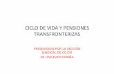 CICLO DE VIDA Y PENSIONES  · PDF fileimpacto de la implantaciÓn del ciclo de vida a travÉs del upp en la gobernabilidad de los compromisos por pensiones ... periodo de 15 años