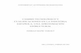 CAMBIO TECNOLÓGICO Y CUALIFICACIONES EN LA INDUSTRIA ...dep-economia-aplicada.uab.cat/secretaria/tesi/fmv1de1.pdf · cualificaciones en la industria espaÑola: una aproximaciÓn