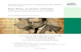 Paul Klee, el pintor violinista - · PDF filePaul Klee, el pintor violinista Violín, piano, proyecciones, luces y narrador ... Shostakovich, y obras seleccionadas del extenso catálogo
