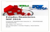 Estados financieros NIIF 2016 - integralcortesrojas.comintegralcortesrojas.com/attachments/article/18/estados financieros... · comparativa plena según la NIIF para las Pymes en