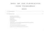 MAS DE 200 EJERCICIOS CON TENSORES - Belleza y  · PDF filemas de 200 ejercicios con tensores indice