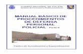 MANUAL II PARTE -   · PDF fileMANUAL BASICO DE PROCEDIMIENTOS DE DEFENSA PERSONAL POLICIAL 4. LA IDENTIFICACION La identificación de personas tiene por