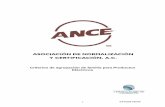 Criterios de agrupación de familia para Productos Elé · PDF file6 DATCER-160.00 3.5 NMX-J-010-ANCE-1996 “Conductores con aislamiento termoplástico a base de policloruro de vinilo