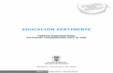 EDUCACIÓN PERTINENTE -  · PDF file2.4. La formación de competencias en las ... para el desarrollo de los jóvenes ... En la cartilla Emprendedores para la sociedad del
