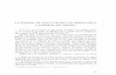 LA IGLESIA DE SANTA MARIA DE MEDIAVILLA, CATEDRAL …oa.upm.es/34317/1/1953_OD3_07_IglesiaMediavilla_opt.pdf · de Historia die la Corona de Arag6n, Valencia, 1923, pág. 379). 4