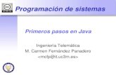 Primeros pasos en Java (aumentado) - · PDF file-Netbeans -J Builder -Visual Café - Java Workshop - Visual Age ... – Repasar brevemente la sintaxis del lenguaje ( identificadores,