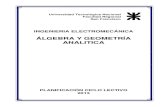 Álgebra y Geometría Analítica - · PDF filede la ecuación general de segundo grado con dos incógnitas. Traslaciones y rotaciones. Ecuaciones ... Página 11 de 26 CRITERIOS DE