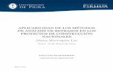APLICABILIDAD DE LOS MÉTODOS DE ANÁLISIS DE · PDF fileCost Engineering [AACE] International, 2007), de manera que sirve como soporte ... Como conclusión general, los métodos de
