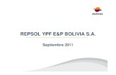 Repsol en Bolivia - redsindical- · PDF filepor parte de YPFB de empresas capitalizadas, ... REPSOL EN BOLIVIA. 6 PETROLEO, 12,2 ... Distribución por Género Distribución por Sociedades