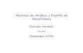 Apuntes de Análisis y Diseño de Algoritmosalgorithmics.lsi.upc.edu/docs/ada/CM/conrado-slides.pdf · Apuntes de Análisis y Diseño de Algoritmos Conrado Martínez ... Puesto que