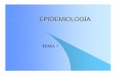 EPIDEMIOLOG ÍA - uam.es · PDF fileQu é es la Epidemiolog ía Concepto: – estudio de la frecuencia, distribución y determinantes de las enfermedades y condiciones de morbilidad