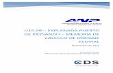 U15.09 – Explanada Puerto de Paysandú – Memoria de …aplicaciones.anp.com.uy/licitaciones/Publicas/20124/20124_Adjunto... · 3.2.2 Cálculo de caudales ... El presente informe