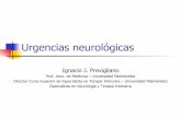 Urgencias neurológicas - smiba.org.ar · PDF filen Cefaleas en estallido n HSA n Disección arterial o aneurismática n ... Cefaleas y algias faciales en Micheli F, Nogués M, Asconapé