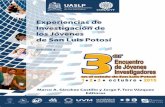 Experiencias - portal2014.uaslp.mxportal2014.uaslp.mx/InvestigacionyPosgrado/Documents/Publicaciones... · Experiencias de Investigación de los Jóvenes de San Luis Potosí Universidad