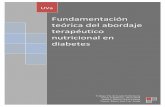 Fundamentación teórica del abordaje terapéutico ...uvadoc.uva.es/bitstream/10324/5595/1/TFG-H94.pdf · Fundamentación teórica del abordaje terapéutico nutricional en diabetes