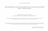 Información Geográfica Digitalizada del Uruguaydownloads.gvsig.org/download/documents/books/INFORMACION... · Visualizador Geológico Minero ... 2.1.20 Geoportal de la Dirección