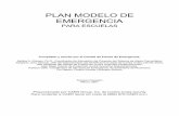PLAN MODELO DE EMERGENCIA - redsismica.uprm.eduredsismica.uprm.edu/Spanish/educacion/documentos/Brochures/Materi… · Instruya a los alumnos sobre preparación para emergencias: