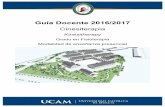 Guía Docente 2016/2017 - UCAMcartagena.ucam.edu/sites/cartagena.ucam.edu/files/estudios/... · Que los estudiantes puedan transmitir información, ... 11.2.3.2 Métodos modernos.