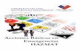 Acciones Básicas en Emergencias HAZMAT - miros.clmiros.cl/wp-content/uploads/2015/03/MANUAL-HAZMAT.pdf · Causas inmediatas Acciones inseguras: conductas personales poco seguras